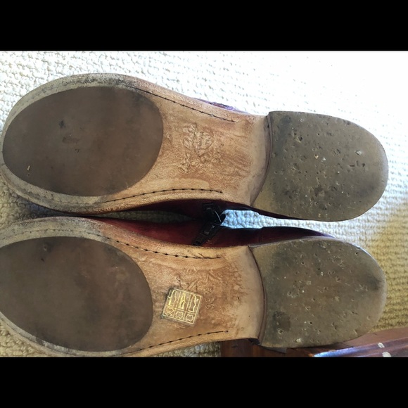 Gidigio 39.5 red ankle boot - Picture 5 of 6